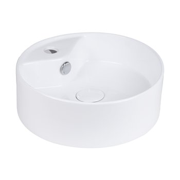 Uptrend Vesta umywalka 38x38 cm nablatowa okrągła biały połysk TR4161 - Inny producent