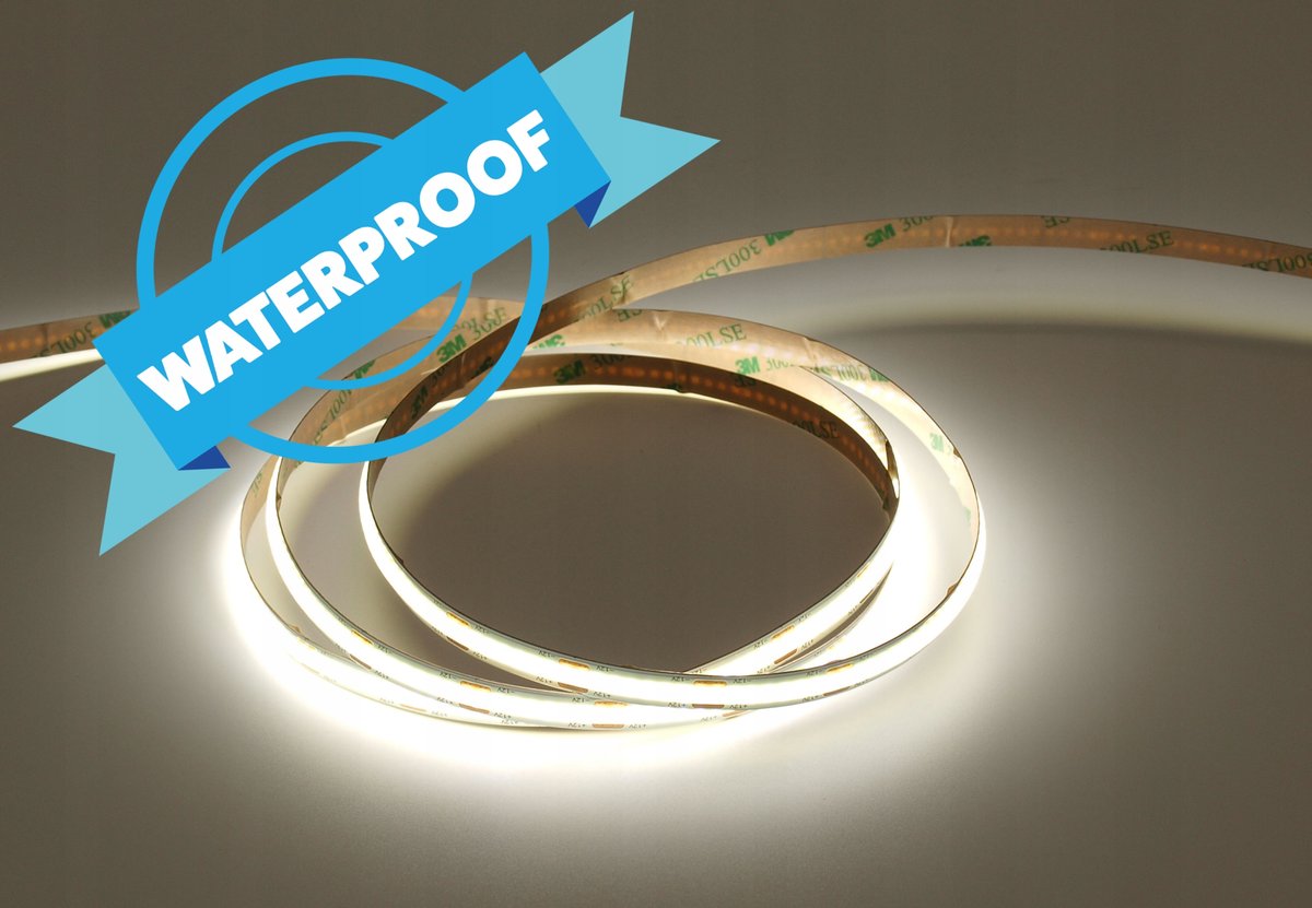 Uqs-Cob-8W-W-Wp-12V-5M: Profesjonalna Taśma Led Typu Cob, 8W 320 Chips/M, C