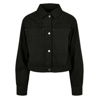 Urban Classics Damska Kurtka Dżinsowa Przycięta Boxy Jacket (XXL (193cm) / Czarny) Urban Classics