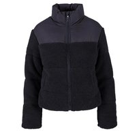 Urban Classics Krótka Ocieplana Kurtka Damska/ Damska Sherpa (L / Czarny) Urban Classics