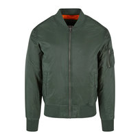 Urban Classics Kurtka Bomberka Męska Basic (L / Ciemnooliwkowy) Urban Classics