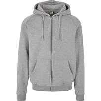 Urban Classics Męska Bluza Z Kapturem Zapinana Na Zamek (3XL / Szary) Urban Classics