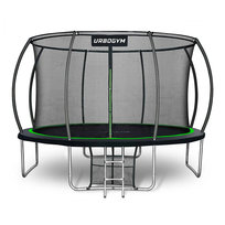 Urbogym, Trampolina ogrodowa z siatką wewnętrzną, 12 FT/374 cm, Infinity