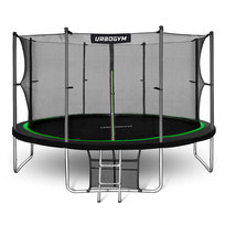 Urbogym, Trampolina ogrodowa z siatką wewnętrzną, Jumper, 14 FT/435 cm