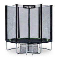 Urbogym, Trampolina z siatką zewnętrzną, 8 FT/252 cm, Classic