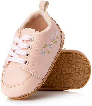 Urocze różowe buciki niemowlęce niechodki dla dziewczynki r. 17/18 - wzory - ATTRACTIVE