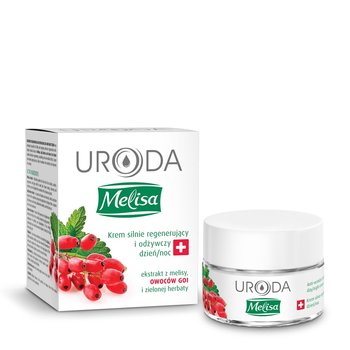 Uroda, Melisa, krem silnie regenerujący i odżywczy z owoców Goji na dzień i noc, 50 ml - Uroda