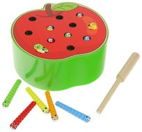 Urwiskowo, gra drewniana złap robaczka łowienie magnes wędka