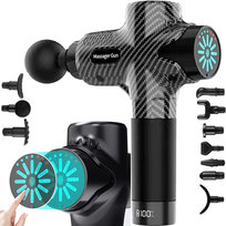 Urządzenie Do Masażu Masażer Do Pleców Ciała Massage Gun 12 Końcówek Głowic