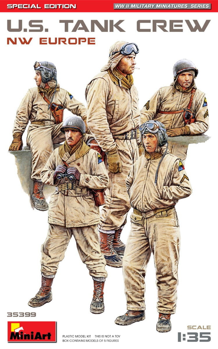 Zdjęcia - Model do sklejania (modelarstwo) MiniArt Us Tank Crew Nw Europe 1:35  35399 