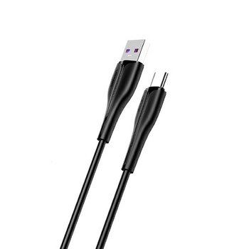 USAMS Kabel U38 USB-C 5A Fast Charge for OPPO/HUAWEI 1m czarny/black SJ376USB01 (US-SJ376) - USAMS