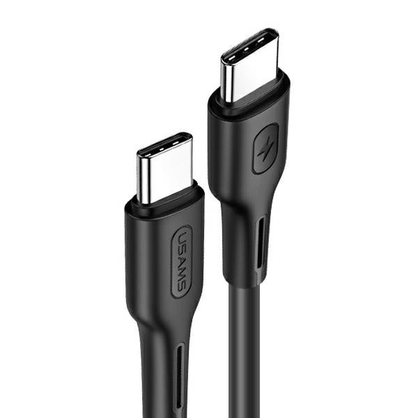 Zdjęcia - Kabel USAMS  U43 USB-C na USB-C 100W PD Fast Charge 5A 1.2m czarny/black SJ 