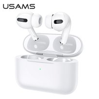 USAMS Słuchawki Bluetooth 5.0 TWS Emall Series bezprzewodowe biały/white BHUYM01 (US-YM001) original size