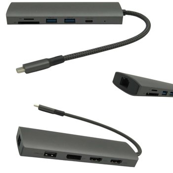 USB-C  Stacja Dokująca PD 4K HDMI Medion Rozszerzenie Ekranu na 2 Monitory - Inny producent