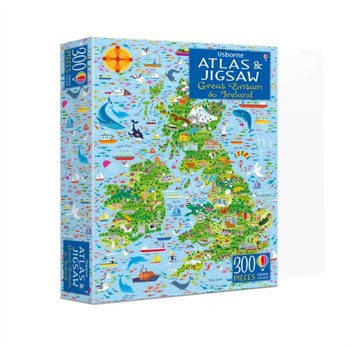 Usborne Atlas & Jigsaw Great Britain & Ireland - Smith Sam