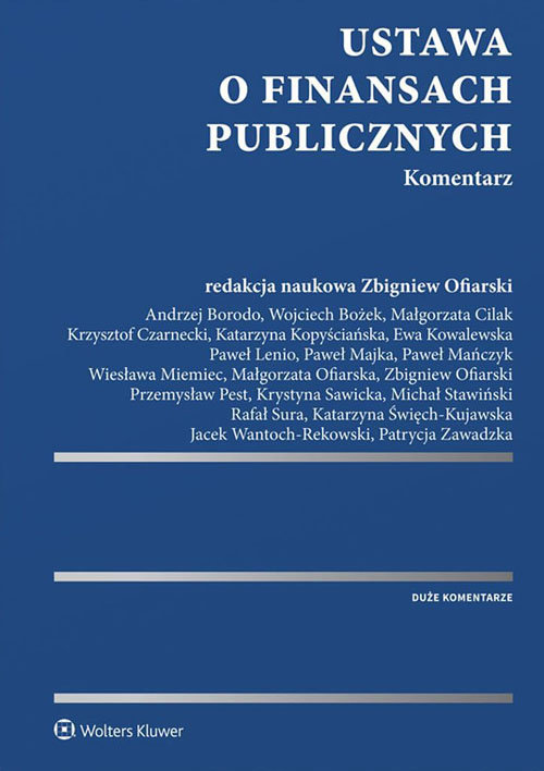 Ustawa O Finansach Publicznych Komentarz Ofiarski Zbigniew Książka W Sklepie Empikcom 5168