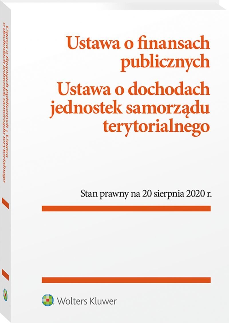 Ustawa O Finansach Publicznych. Ustawa O Dochodach Jednostek Samorządu ...