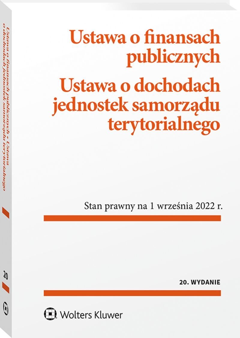 Ustawa O Finansach Publicznych. Ustawa O Dochodach Jednostek Samorządu ...