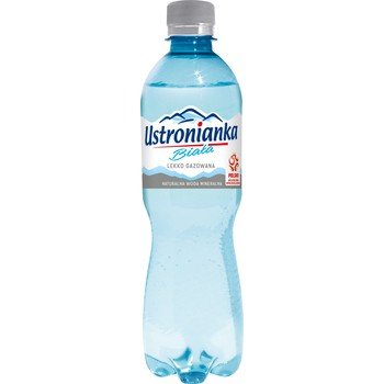 Ustronianka Biała Naturalna woda mineralna lekko gazowana 0,5l - Inna ...
