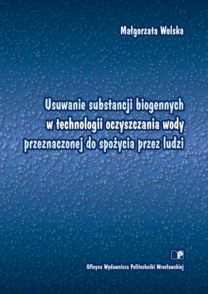 Usuwanie Substancji Biogennych W Technologii Oczyszczania Wody ...