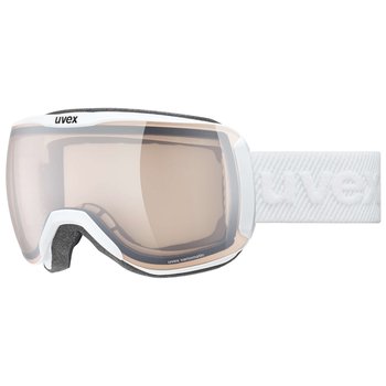 Uvex Gogle Narciarskie Downhill 2100 V White Mat Dl/Silver-Clear S1-S3 - UVEX