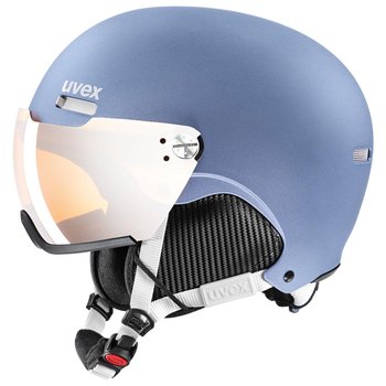 UVEX, Kask Narciarski, Hlmt 500 visor - 56/6/213/41, Niebieski, Rozmiar 51/55 - UVEX