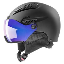 Uvex, Kask narciarski, HLMT 600 Visor V S1-2, czarny, rozmiar 59/61 UVEX