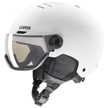 Uvex, Kask Narciarski, Wanted Visor V, Biały, Rozmiar 54-58 - UVEX