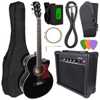V-TONE EAG SET BK gitara elektroakustyczna + wzmacniacz gitarowy zestaw BLACK V-Tone