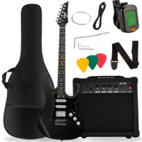 V-TONE EGA 39 MBK gitara elektryczna 4/4 stratocaster 39" HSS zestaw V-Tone