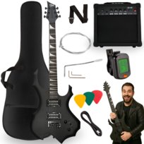 V-TONE EGS 39 MBK gitara elektryczna 4/4 czarny mat 39" HH zestaw V-Tone