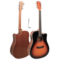 V-TONE VEAG1 CE VS gitara elektroakustyczna 4/4 dreadnought cutaway sunburst V-Tone
