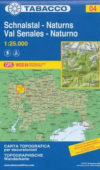 Val Senales - Naturno. Mapa 1:25 000 - Opracowanie zbiorowe