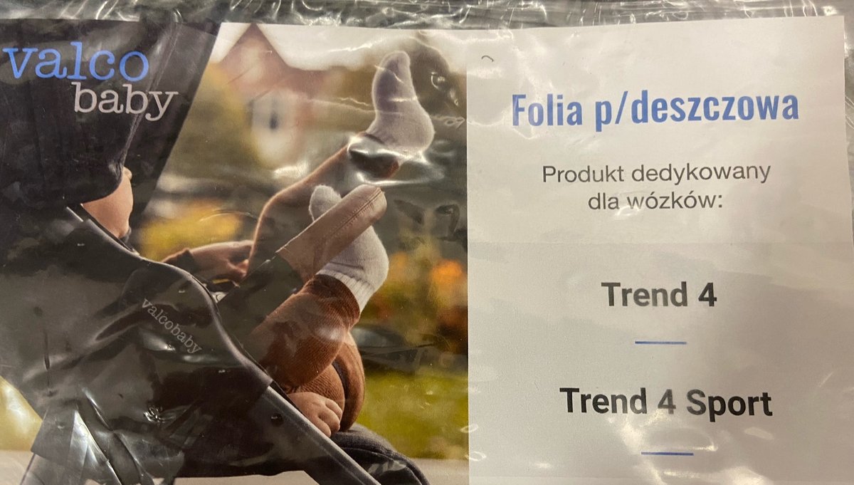 Zdjęcia - Wózek Valco Baby Folia Przeciwdeszczowa Trend 4 / Trend 4 Sport 