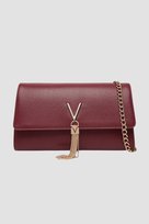 VALENTINO Bordowa kopertówka Pochette Valentino by Mario Valentino