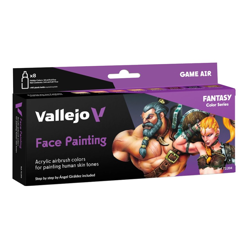 Vallejo Game Color Set 72195 Aztec Dragons - 8 Colori Acrilici Da 18ml Per Miniature