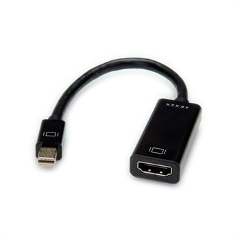 VALUE Adapter Mini DisplayPort - HDMI, v1.2, Mini DP męski - HDMI żeński - Value