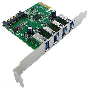 VALUE Adapter PCI-Express, 4x USB 3.2 Gen 1, 5 Gbit/s - Value