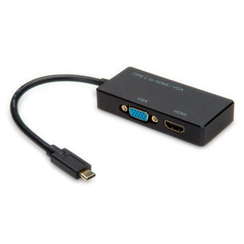 VALUE Adapter terminali USB typu C - VGA / HDMI - Value