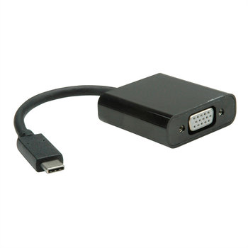 VALUE Beeldschermadapter USB typu C - VGA, Audio - Value