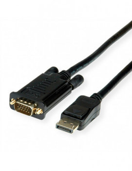 VALUE Kabel DisplayPort - VGA, M / M, czarny, 1 m - Value