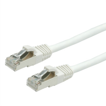VALUE Patchkabel Cat.6 (Class E) S/FTP (PiMF), LS0H, wit, 2 m - Value