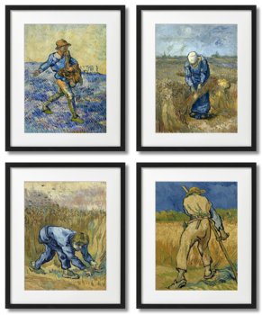 Van Gogh Siewca I Żniwiarze Plakaty - DEKORAMA