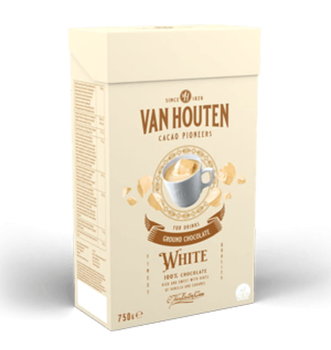Van Houten Ground WHITE czekolada biała 750g - Van Houten