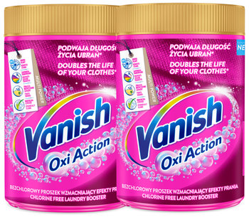 Vanish odplamiacz Oxi Action Pink zestaw 2 x 625g - Vanish