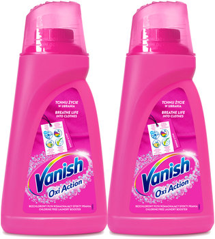 Vanish Oxi Action Pink Odplamiacz do Koloru Płyn 2 x 1L PL - Vanish