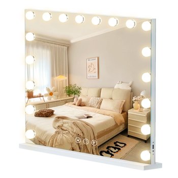 VANITII Lustro do makijazu LED z wieloma żarówkami w stylu Hollywood 800x580mm - VANITII GLOBAL