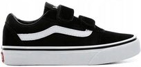 VANS DZIECIĘCE CZARNE TRAMPKI NA RZEPY Z BIAŁYM PASKIEM 36,5 6LA Vans