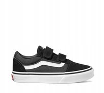 VANS TRAMPKI DLA DZIECKA CZARNE NA RZEPY SKÓRA 22,5 26KA Vans