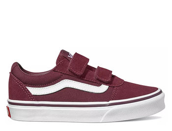 Vans YT Ward V (Suede/Canvas) Dziecięce Bordowe (VN0A4BUDU1A) - Vans